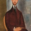 Amedeo Modigliani, Retrato de Leopoldo Zborowski,1916-1919, óleo sobre tela,  107 x 66 cm.