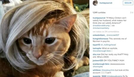 “Se Hillary Clinton não conseguiu satisfazer seu marido, o que a faz pensar que ela pode satisfazer os Estados Unidos?”