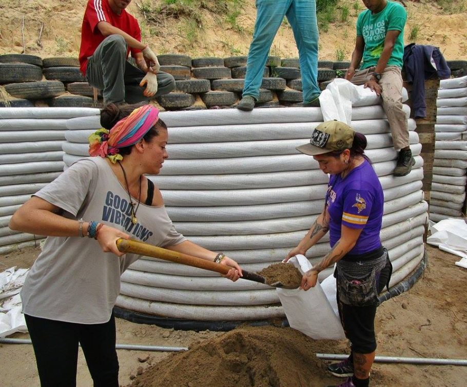 Fazendo trabalho voluntário na Bolívia