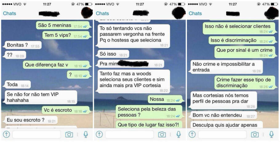 As vítimas de discriminação enviam os seus relatos para a página