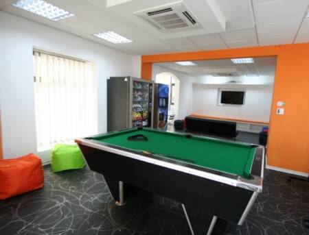 Salão de jogos da EC Malta