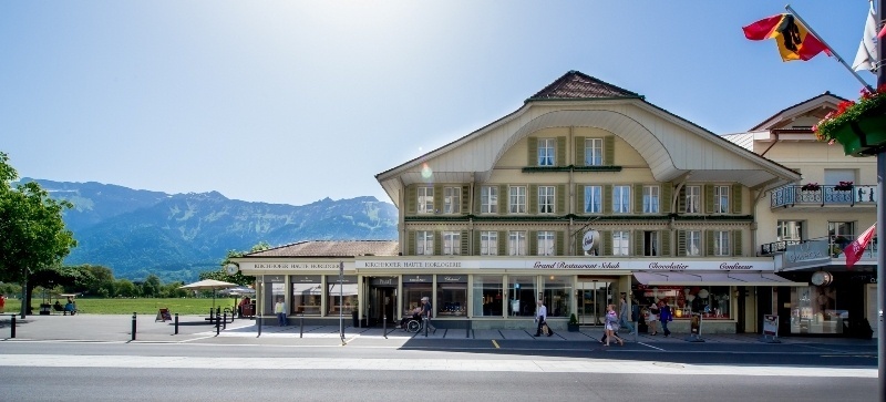 Centro de compras em Interlaken