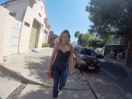 O percurso foi filmado com uma câmera escondida e registrou quinze situações de assédio