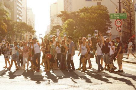 Atividade celebra o Dia do Pedestre promovida pelo Cidadeapé