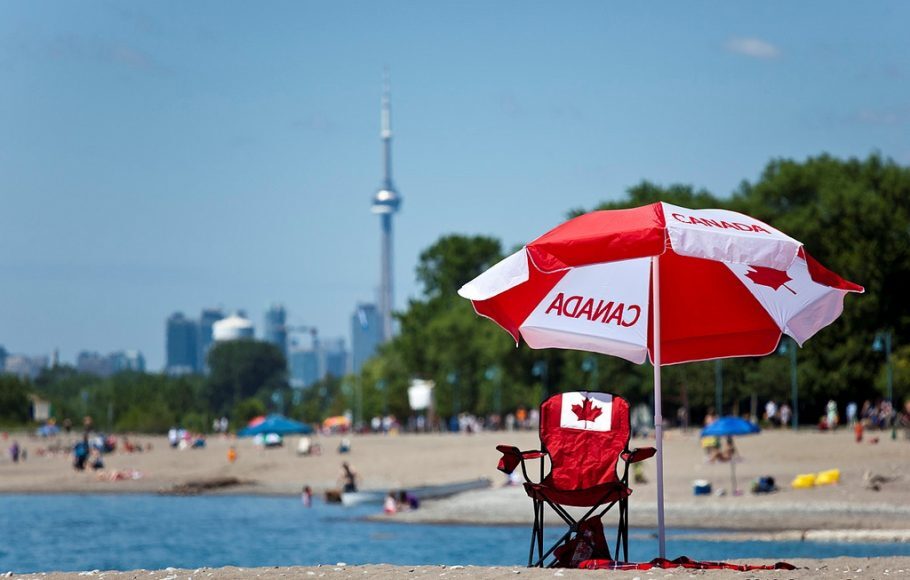 Toronto, Canadá, no verão