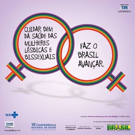 Ação do Ministério da Saúde é direcionada ao atendimento de lésbicas e bissexuais no SUS