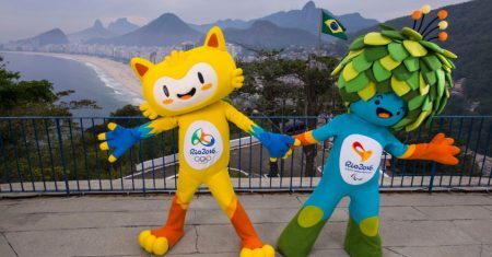 Mascotes olímpica e paralímpica Rio-2016