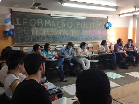 A primeira turma do cursinho teve início em agosto deste ano