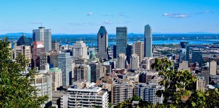 Vista de Montreal, Canadá