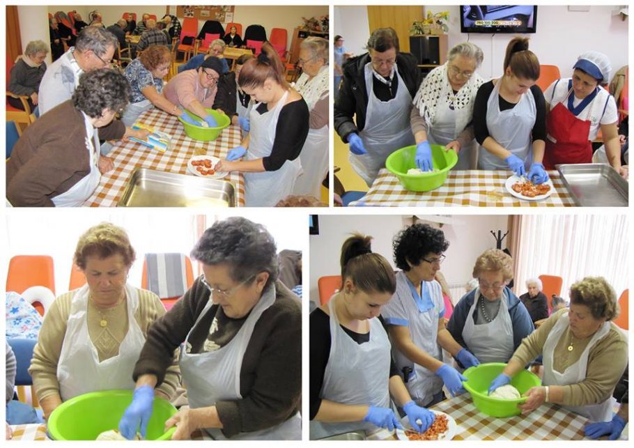 Moradoras do centro preparam Pão-por-Deus, tradição portuguesa do Dia de Todos os Santos, comemorado em 1º de novembro