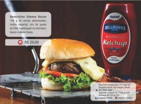 Burger Fest serve diversos lanches gourmet