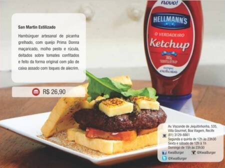 Burger Fest serve diversos lanches gourmet
