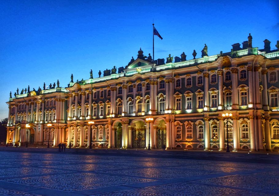 Palácio de Inverno em São Petersburgo 
