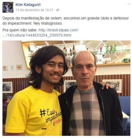 No último domingo, 13, Ney Matogrosso participou de apresentação que marcou o encerramento do Festival de Direitos Humanos no Ibirapuera, em São Paulo