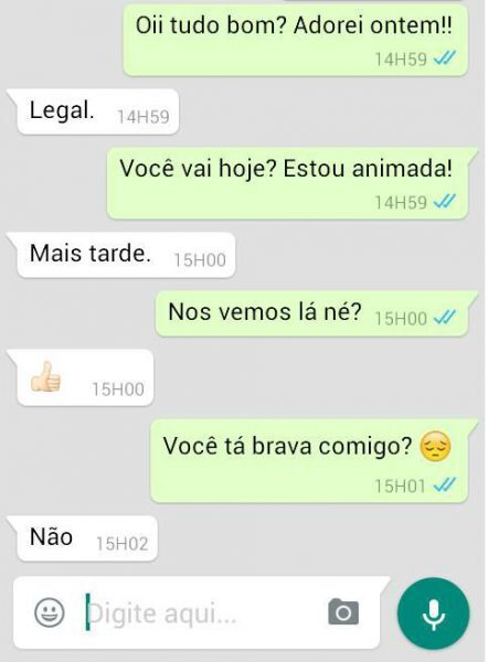 Conversa simulada pelo Catraca Livre