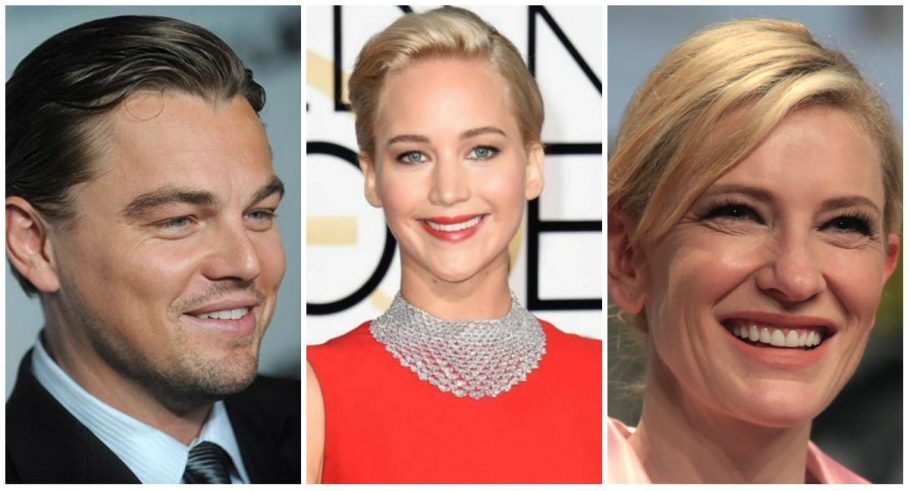 Leonardo DiCaprio, Jennifer Lawrence e Cate Blanchett estão entre os concorrentes