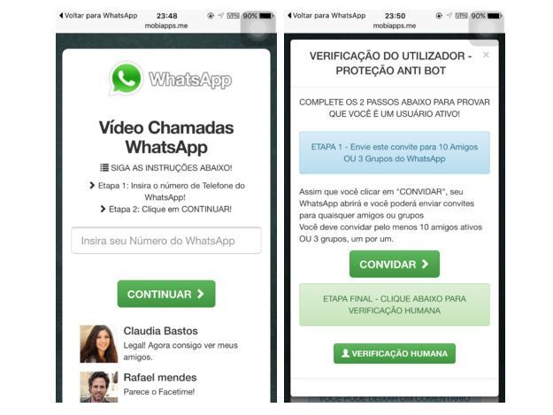 Novo golpe tem circulado entre usuários do WhatApp no Brasil,