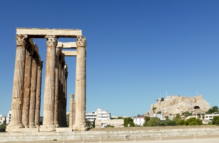 Templo de Zeus, em Atenas