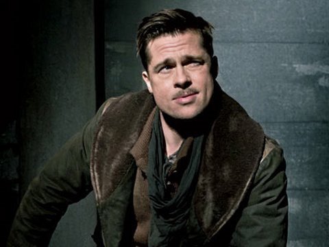 O ator Brad Pitt no filme 'Bastardos Inglórios'