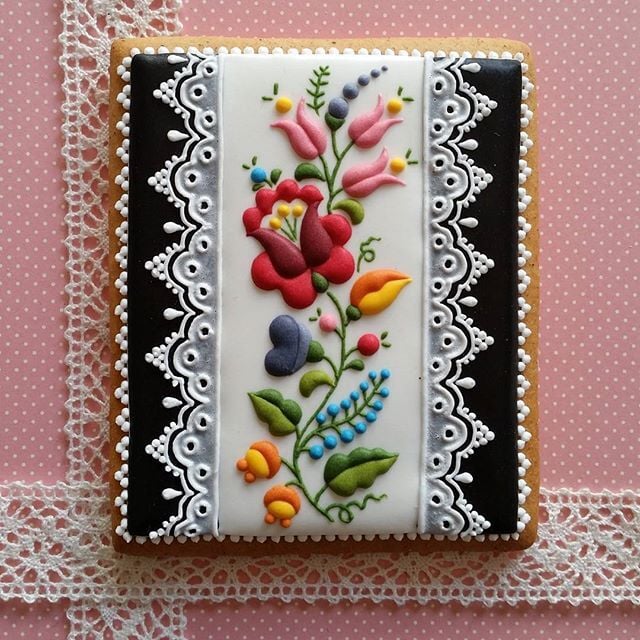 Cookie decorado pela artista húngara