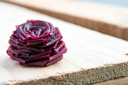 Rosa de coco de açaí