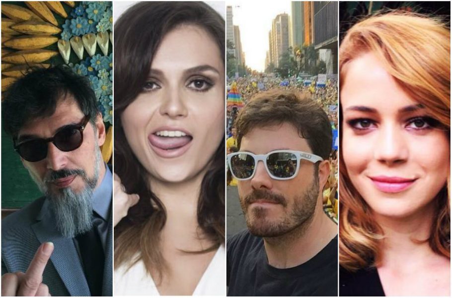 Artistas escreveram posts nas redes sociais após a aprovação do processo de impeachment