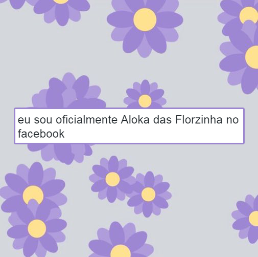 Reprodução/Facebook/Florzinha