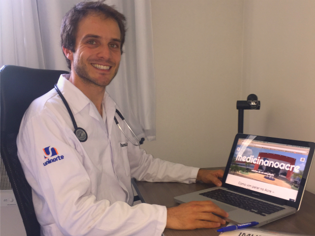 Bruno Carriço de Oliveira, criador do blog “Medicina no Acre – Relatos de um Estudante”