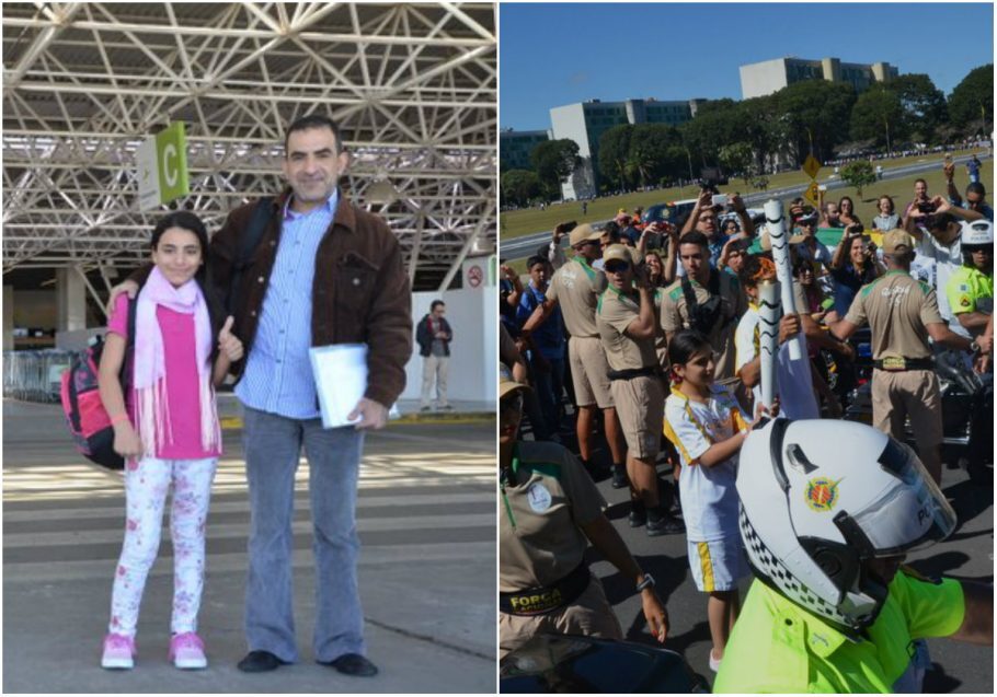 A garota síria e sua família chegaram ao Brasil no ano passado