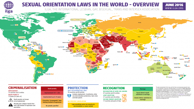 73 Países Criminalizam A Homossexualidade 47 Reconhecem Casamento Gay 6971