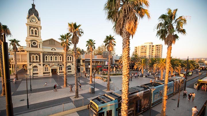 Vista da cidade de Adelaide