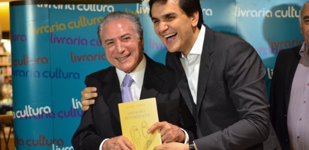 Michel Temer e Gabriel Chalita (foto: Alexandre Moreira/ Brazil Photo Press)