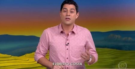 Evaristo Costa apresentou o Globo Rural