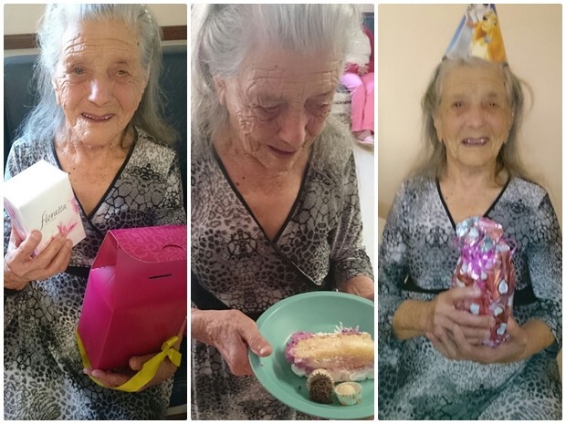 Laurinda  realiza o sonho da sua primeira festa de aniversário aos 100 anos