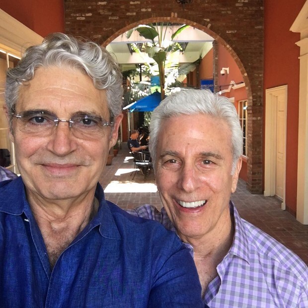 O ator Michael Nouri, Nick de "Flashdance", em foto recente de seu perfil do Instagram.