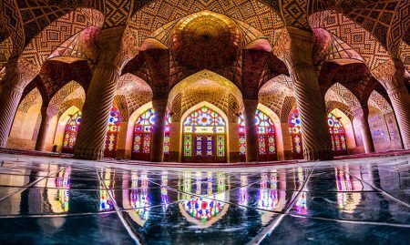 A Mesquita Nasir Ol Molk. Foto: Amin Abedini.