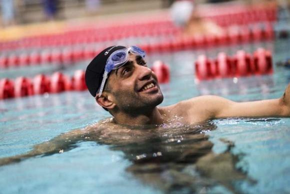 O refugiado sírio Ibrahim Al Hussein vai participar da Paralimpíada no Rio