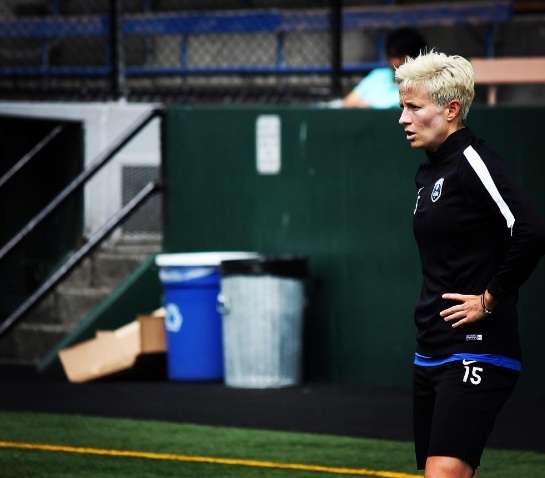 Megan Rapinoe, meio-campista da seleção de futebol feminino dos Estados Unidos