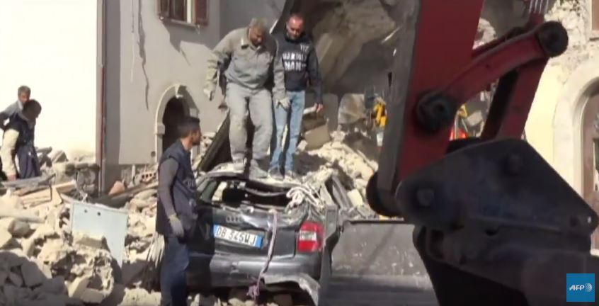 O terremoto atingiu algumas regiões da Itália e deixou dezenas de mortos