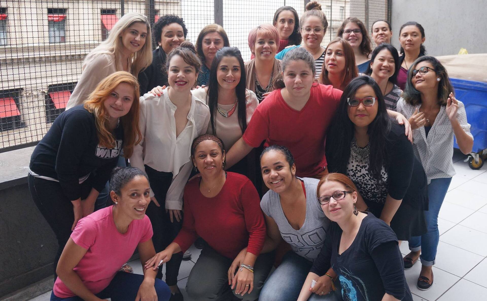 Alunas da primeira turma do {reprograma}.