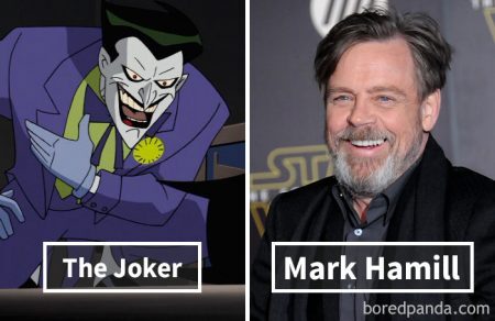 Mark Hamill é o COringa na série animada de Batman.