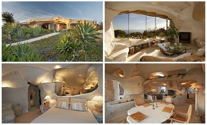 A casa inspirada nos Flintstones