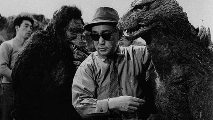 Registro dos bastidores de “King Kong vs Godzilla”, filme japonês de 1962