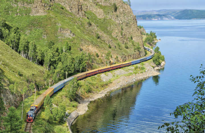 O famoso Transiberiano, que liga Moscou à Vladivostok, está no rota da “volta ao mundo de trem”