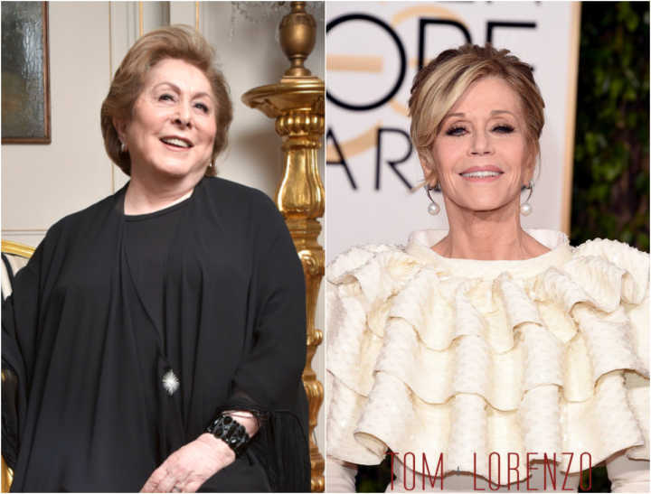 Aracy Balabanian (74 anos) e Jane Fonda (78 anos)