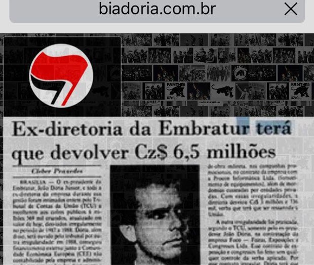 Site de Bia Doria foi invadido por hackers e saiu do ar