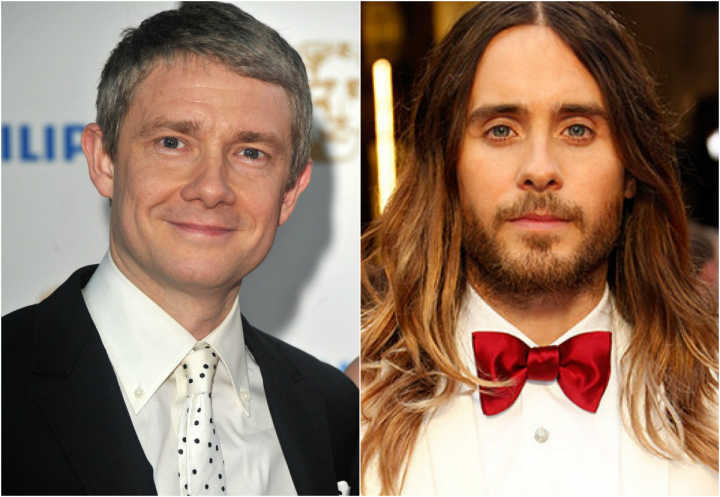 Martin Freeman (45 anos) e Jared Leto (44 anos)