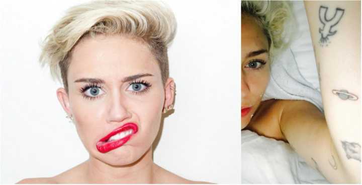 Miley Cyrus teve seu primeiro relacionamento com uma garota, quando estava na fase da escola