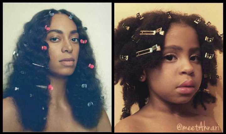 Ahnari se inspirou em Solange para tirar esta foto