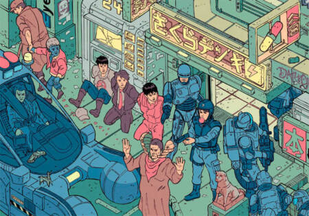 Quadro reúne várias referências de obras da ficção cientifica.